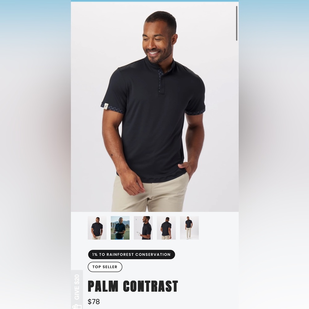 Mantra performance polo size small